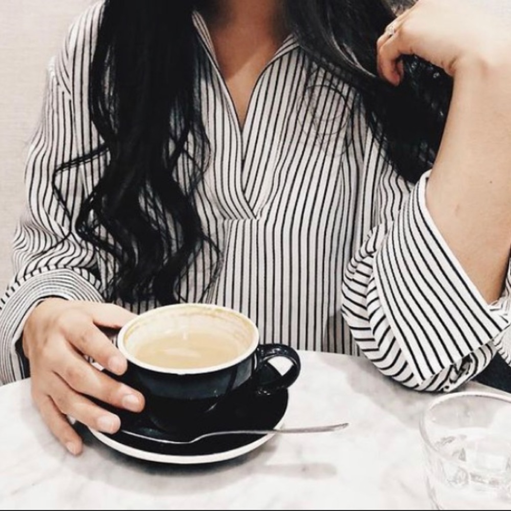 V-neck Blouse